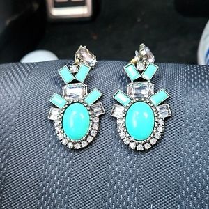 BaubleBar Turquoise Colored Drop Earrings (NWOT)